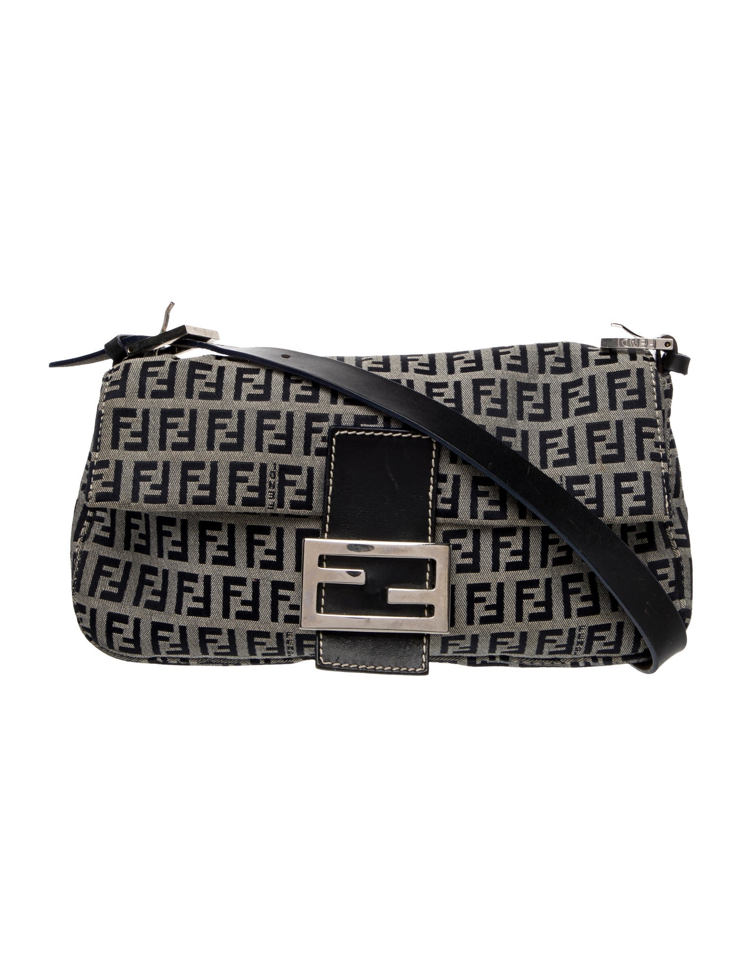 Fendi Zucchino FF Baguette Vintage