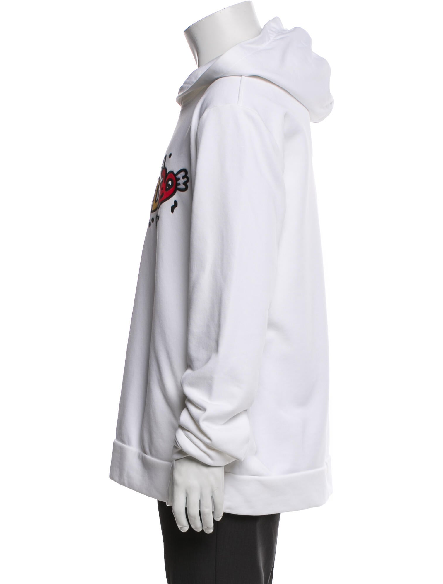 Fendi Graphic Print Crew Neck Hoodie