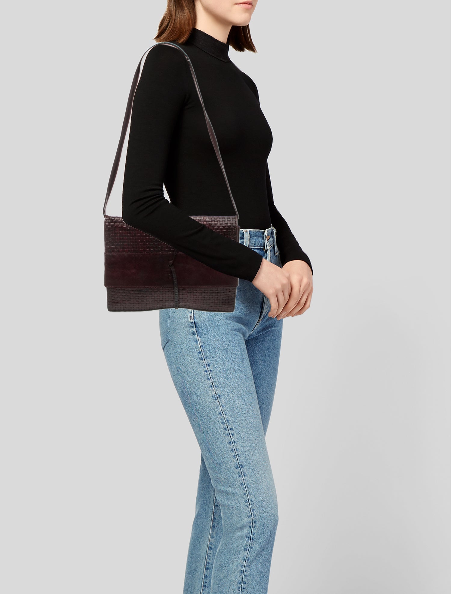 Fendi Leather Shoulder Bag Vintage