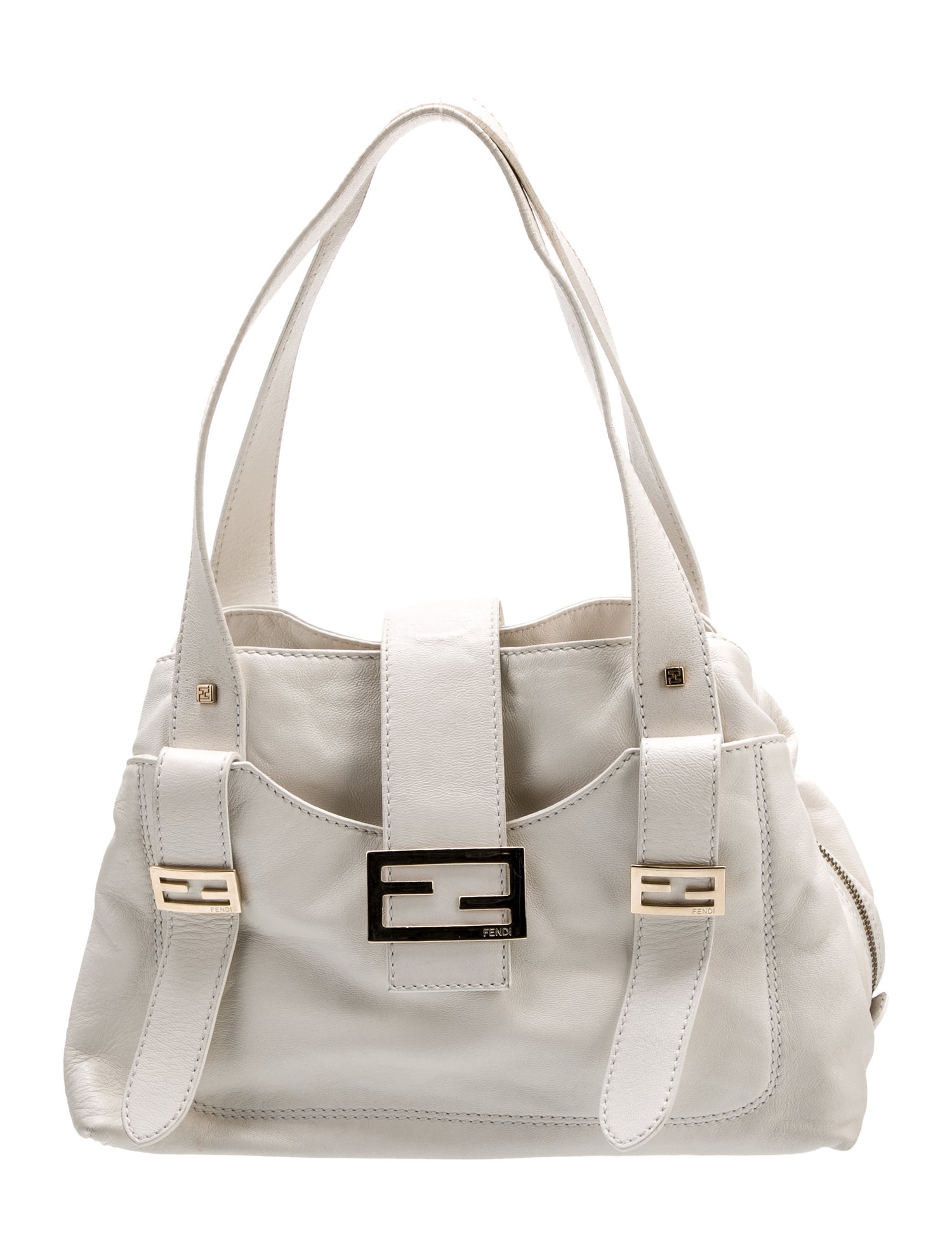 Fendi Leather Shoulder Bag Vintage