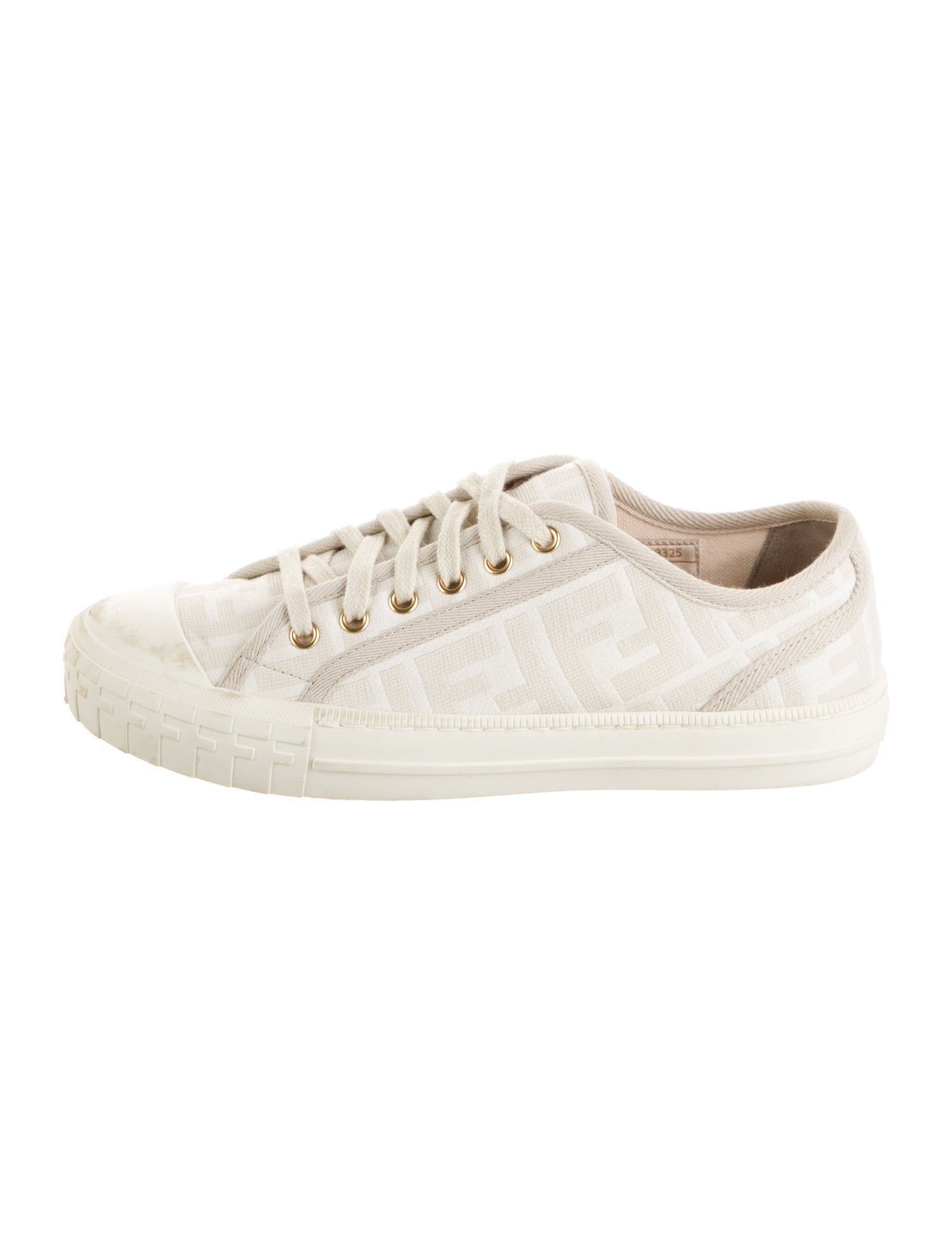 Fendi Zucca FF Logo Canvas Sneakers
