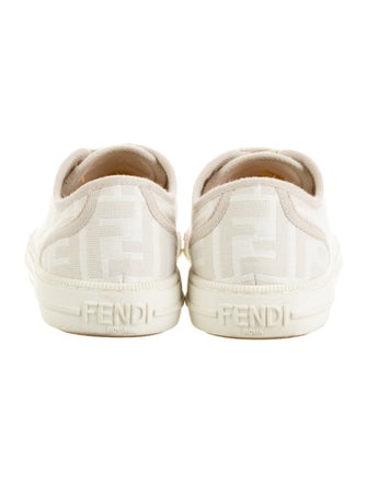 Fendi Zucca FF Logo Canvas Sneakers