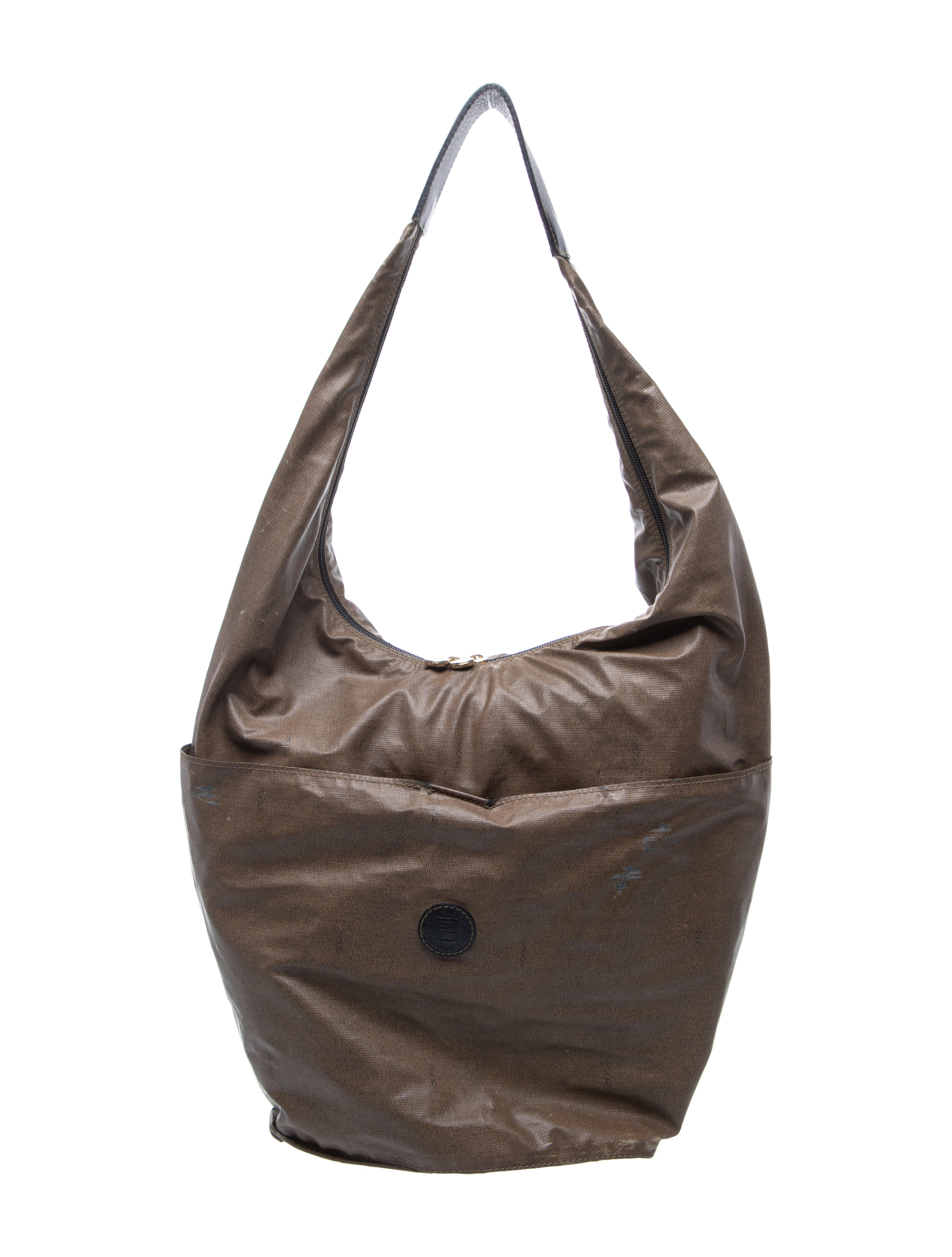 Fendi Vinyl Hobo Vintage
