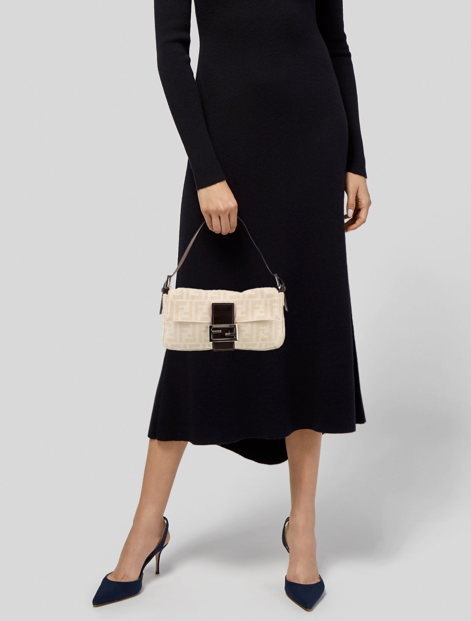 Fendi Canvas Baguette