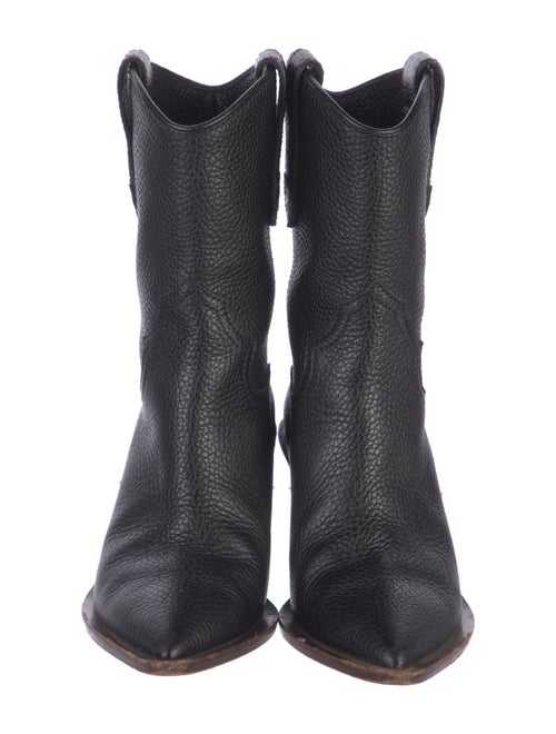 Fendi Leather Western Boots