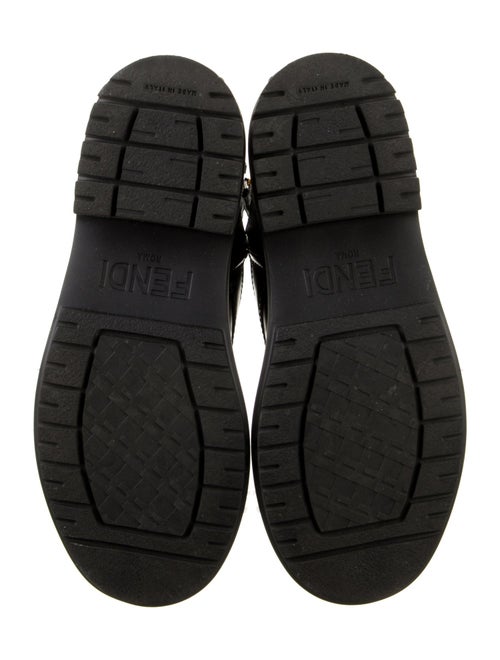 Fendi Leather Combat Boots