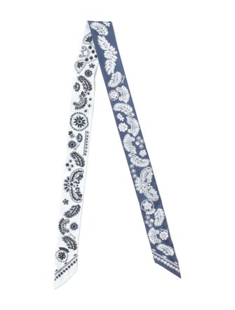 Fendi Silk Zucca FF Logo Bandeau