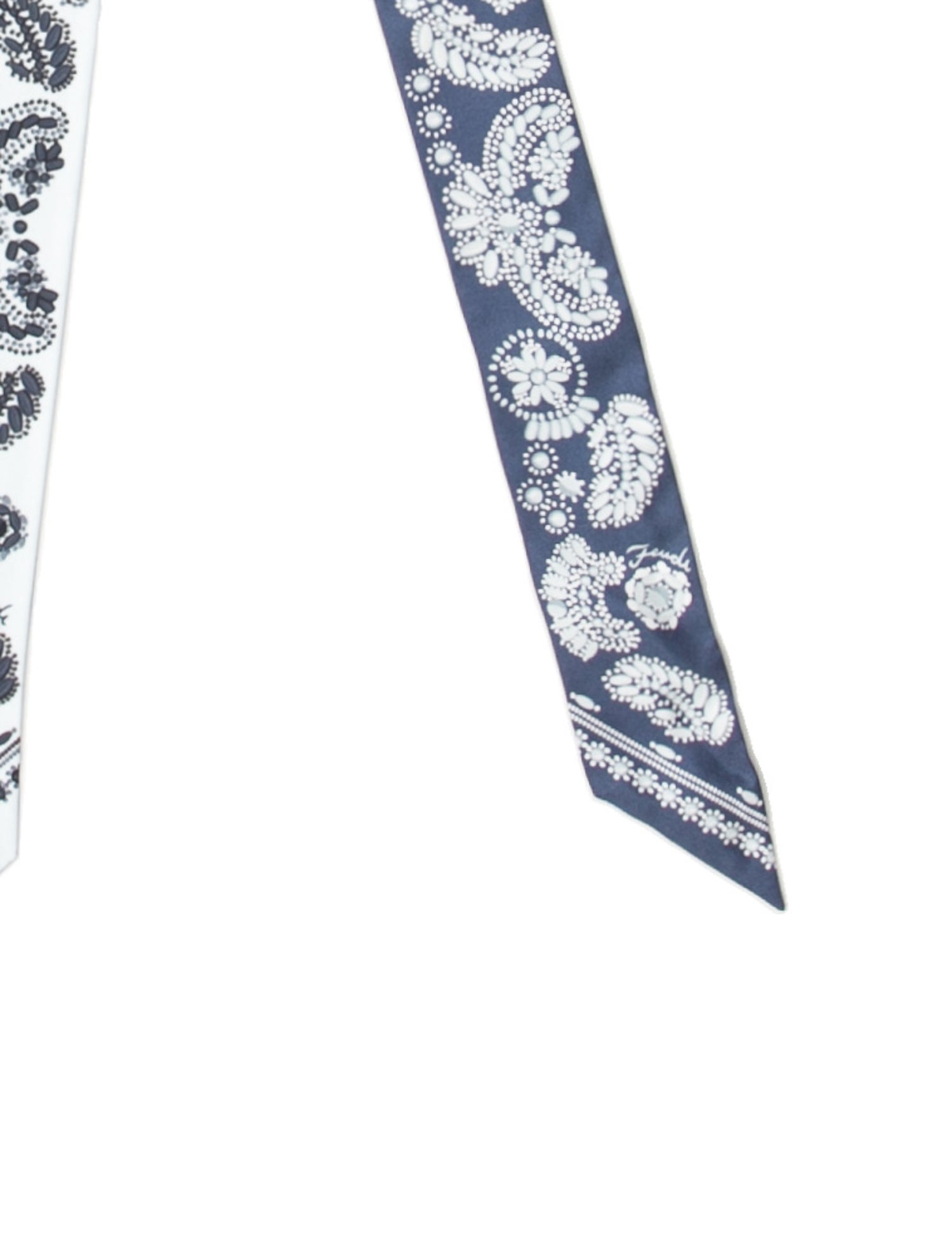 Fendi Silk Zucca FF Logo Bandeau