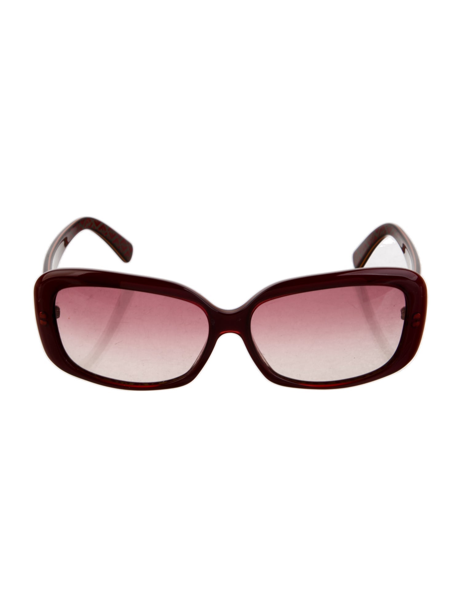 Fendi Zucca FF Logo Square Sunglasses