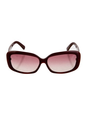 Fendi Zucca FF Logo Square Sunglasses
