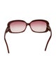 Fendi Zucca FF Logo Square Sunglasses