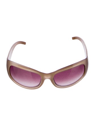 Fendi Zucca FF Logo Shield Sunglasses