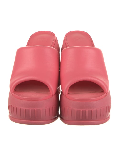 Fendi Leather Slides