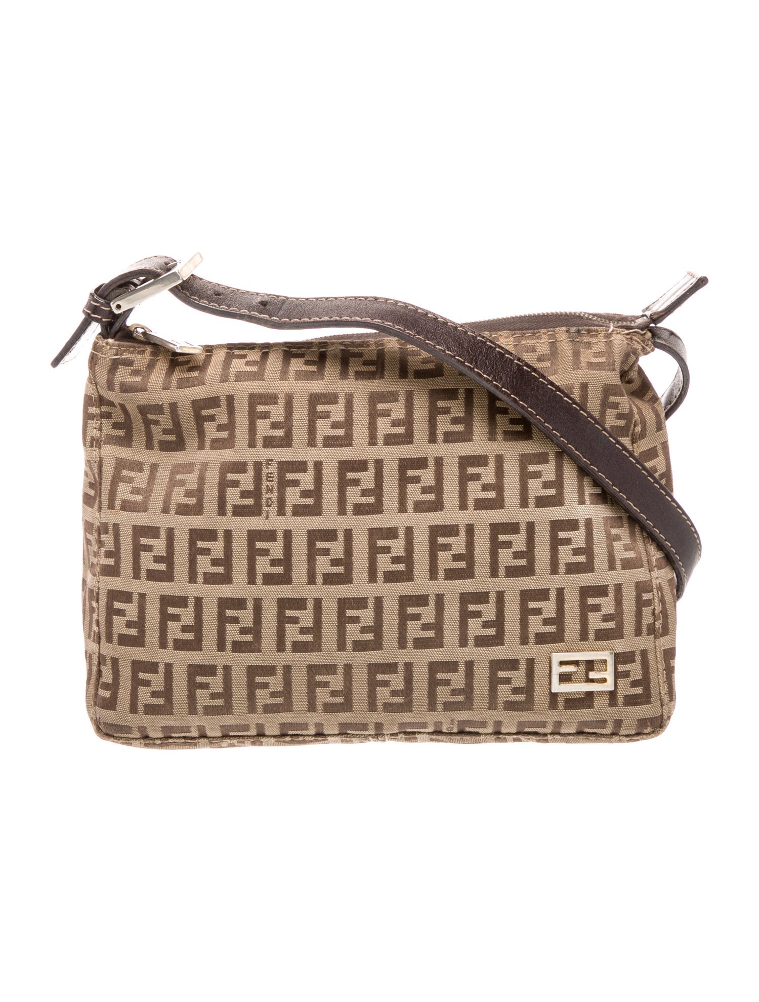 Fendi Zucchino FF Pochette Vintage