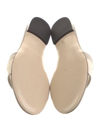 Fendi Canvas Patterned Slides