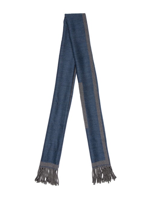 Fendi Wool Zucca FF Logo Scarf