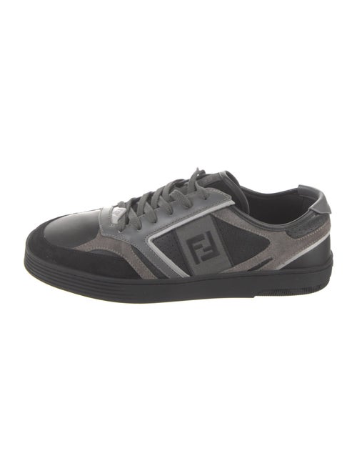 Fendi Zucca FF Logo Leather Sneakers