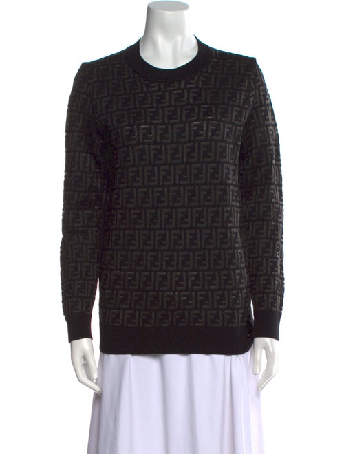 Fendi Wool Printed Sweater