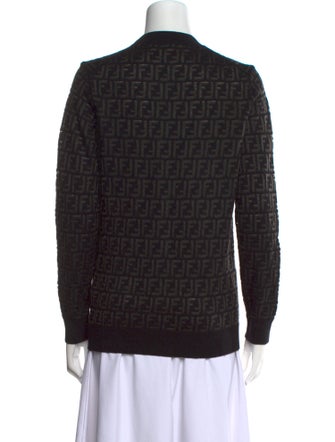 Fendi Wool Printed Sweater