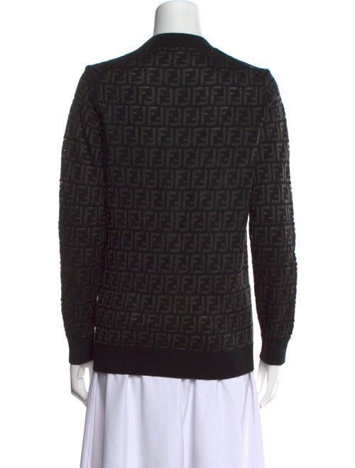 Fendi Wool Printed Sweater