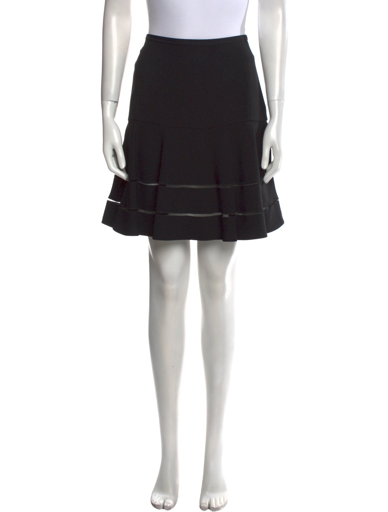 Fendi Mesh Accents Mini Skirt