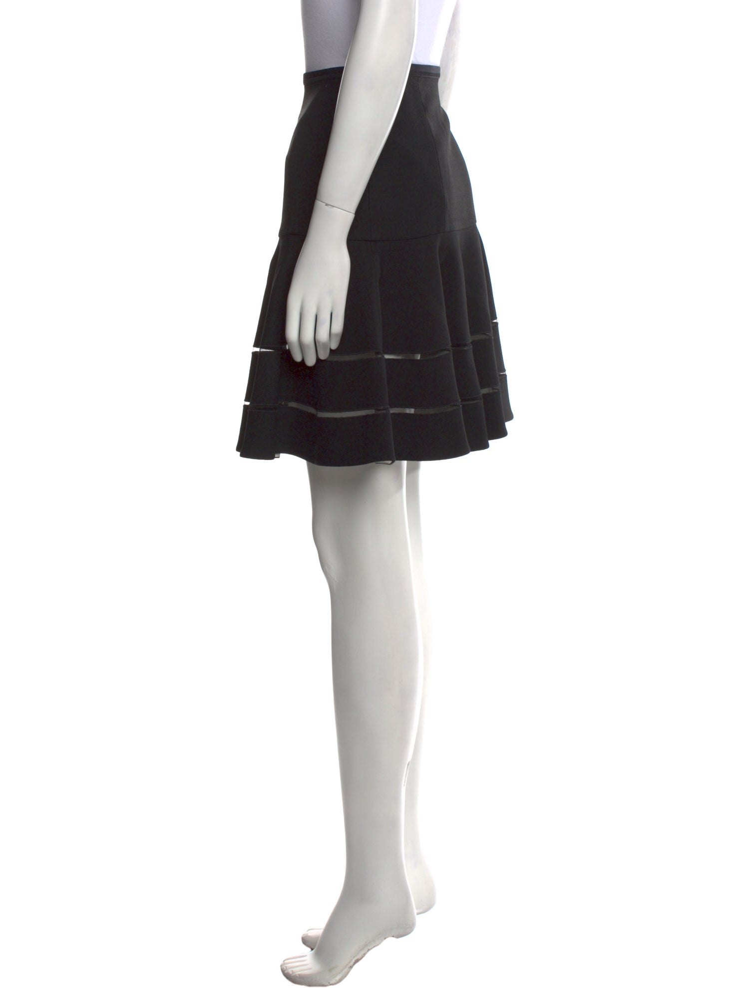 Fendi Mesh Accents Mini Skirt