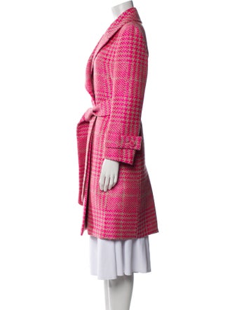 Fendi Houndstooth Print Coat