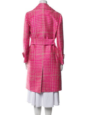 Fendi Houndstooth Print Coat