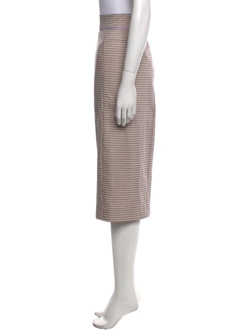 Fendi Wool Midi Length Skirt