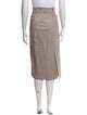 Fendi Wool Midi Length Skirt