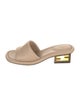 Fendi Leather Slides