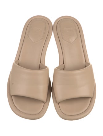 Fendi Leather Slides