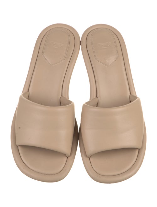 Fendi Leather Slides