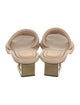 Fendi Leather Slides