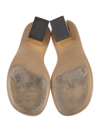 Fendi Leather Slides