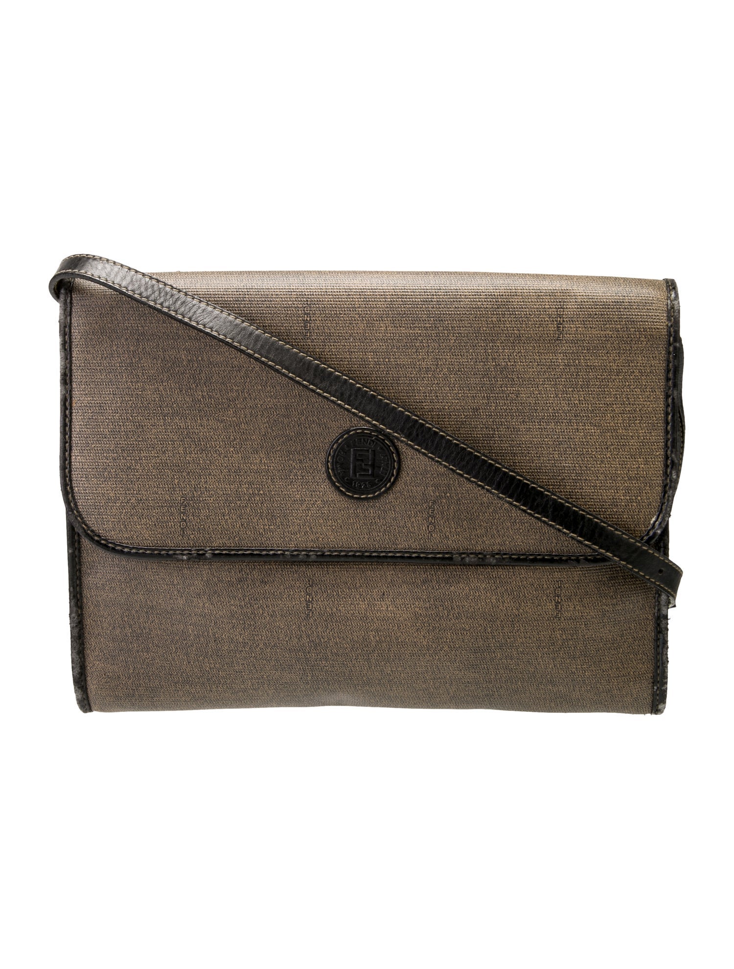 Fendi Leather Messenger Bag
