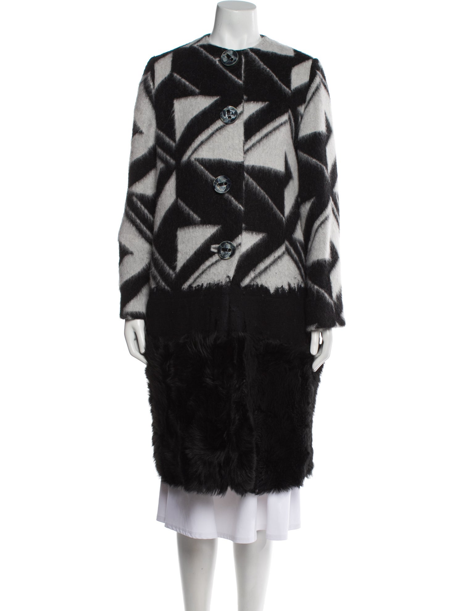 Fendi Printed Coat