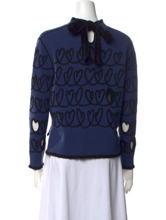 Fendi Wool Printed Sweater