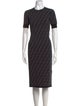 Fendi Printed Midi Length Dress