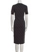 Fendi Printed Midi Length Dress
