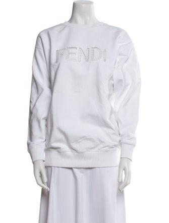 Fendi Crew Neck Long Sleeve Sweatshirt