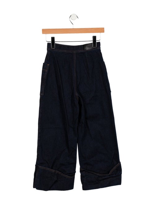 Fendi High-Rise Wide Leg Jeans