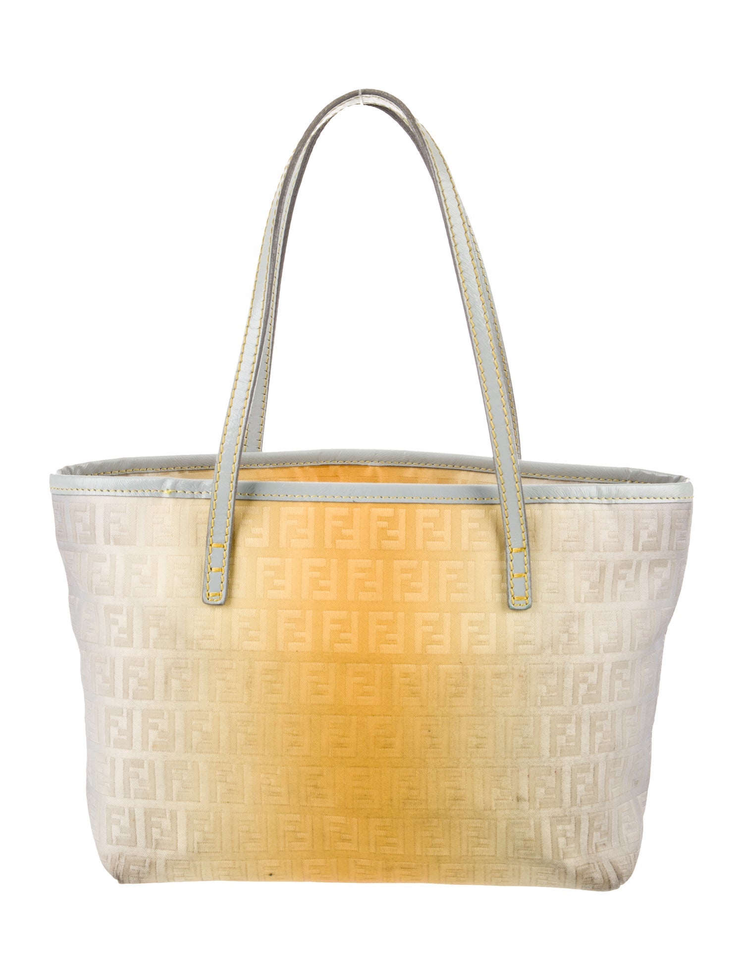 Fendi Zucchino FF Roll Tote Vintage