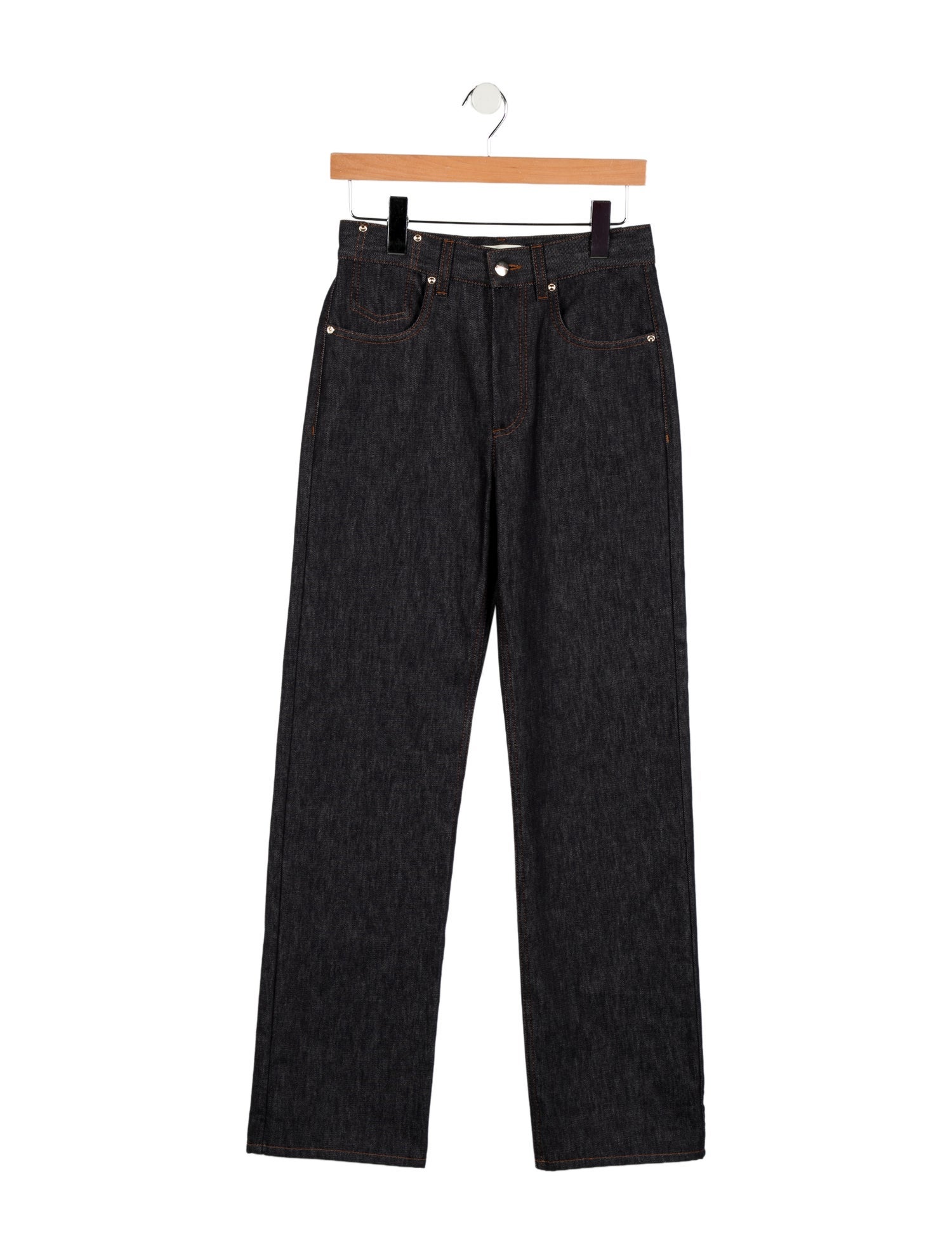 Fendi High-Rise Wide Leg Jeans