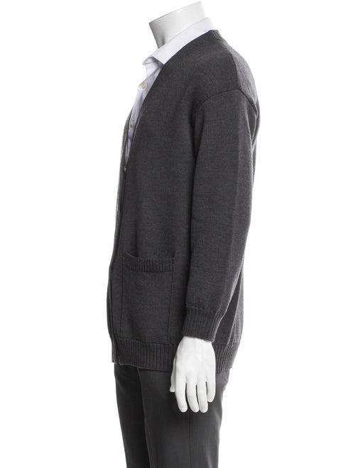 Fendi Monsters Motif Wool Cardigan