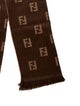 Fendi Wool Zucca FF Logo Scarf