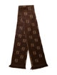 Fendi Wool Zucca FF Logo Scarf
