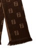 Fendi Wool Zucca FF Logo Scarf