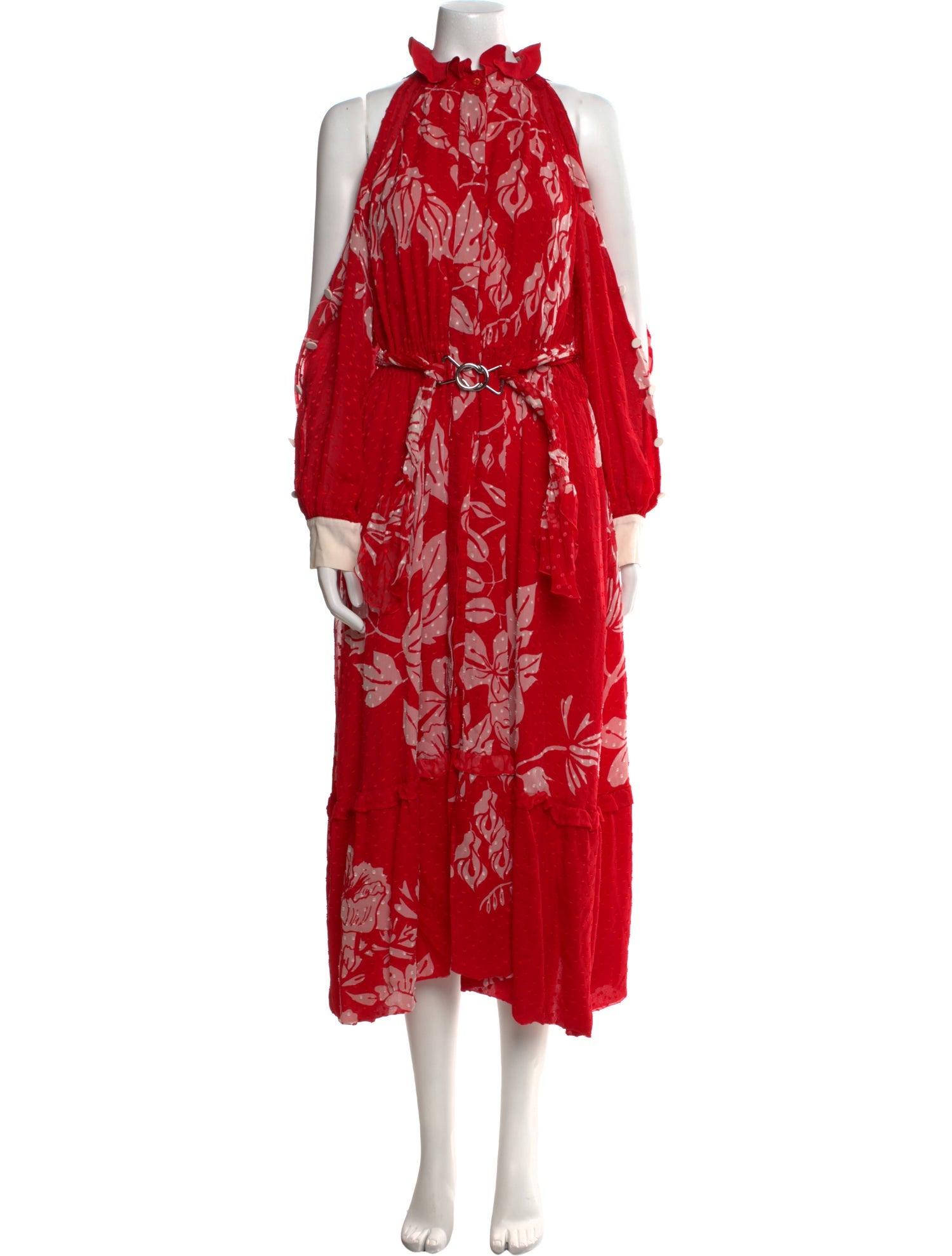 Fendi Silk Long Dress