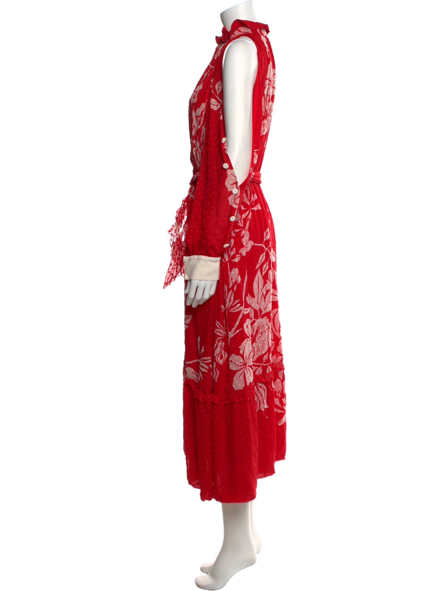 Fendi Silk Long Dress